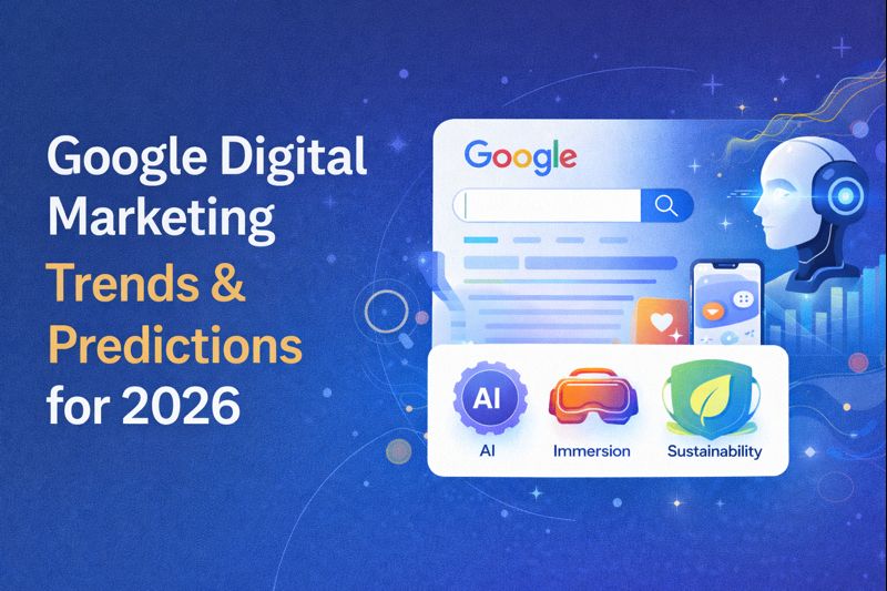 google digital marketing trends 2026 illustration