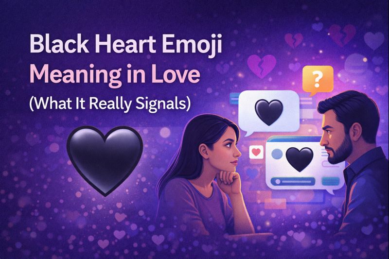 black heart emoji meaning in love and relationships