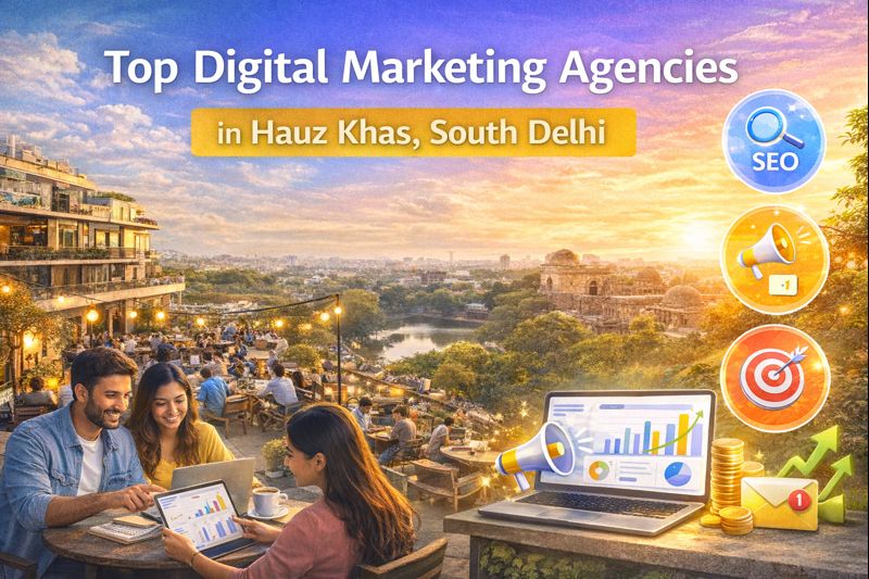 Top digital marketing agencies in Hauz Khas South Delhi helping local businesses grow online