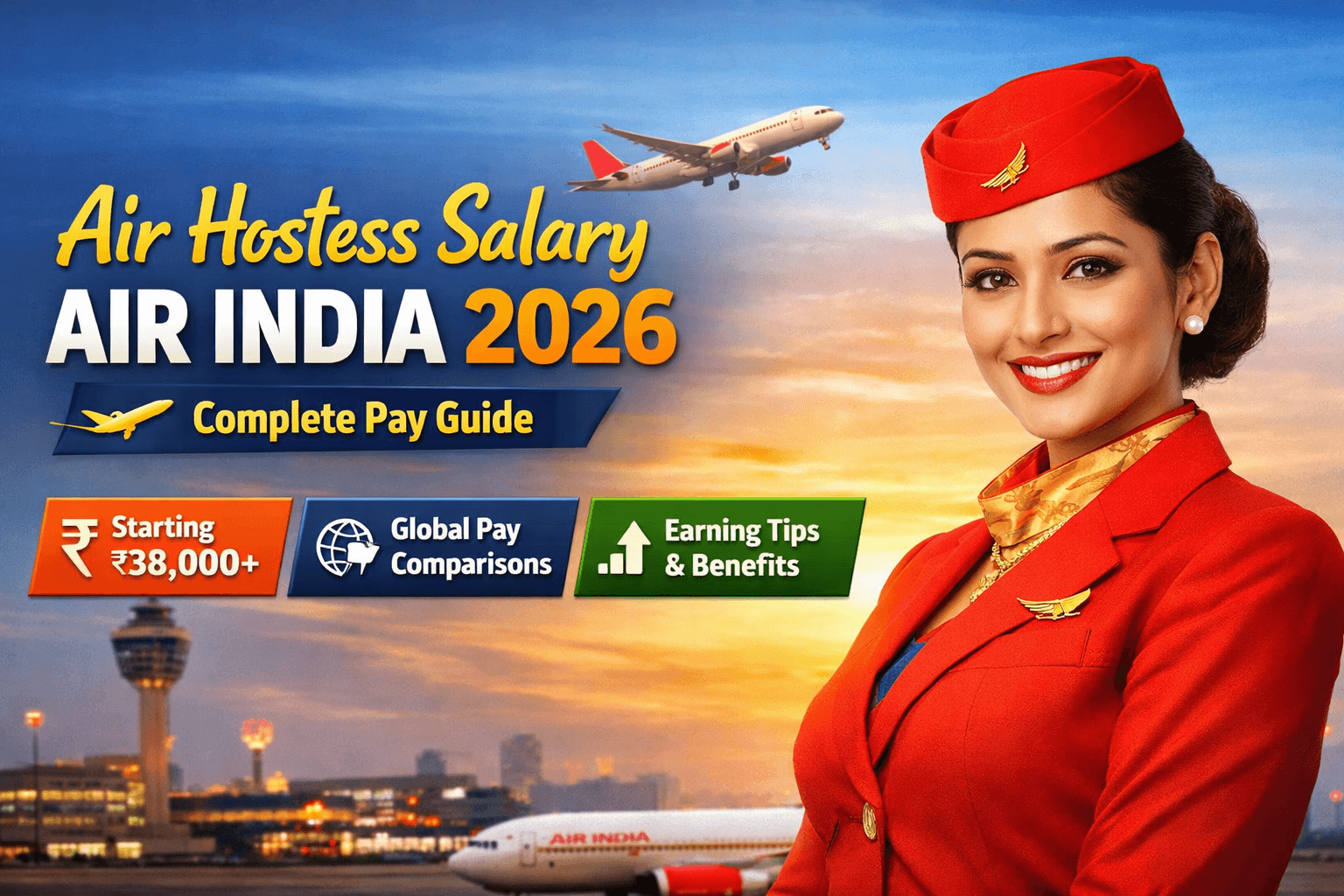 Air Hostess Salary Guide - What Flight Attendants Really Earn in 2026