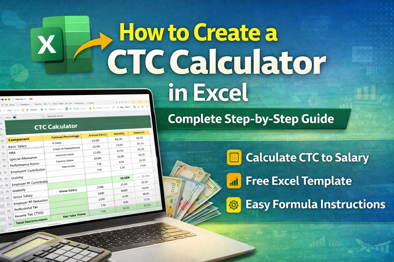 How to Create a CTC Calculator in Excel - Complete Step-by-Step Guide