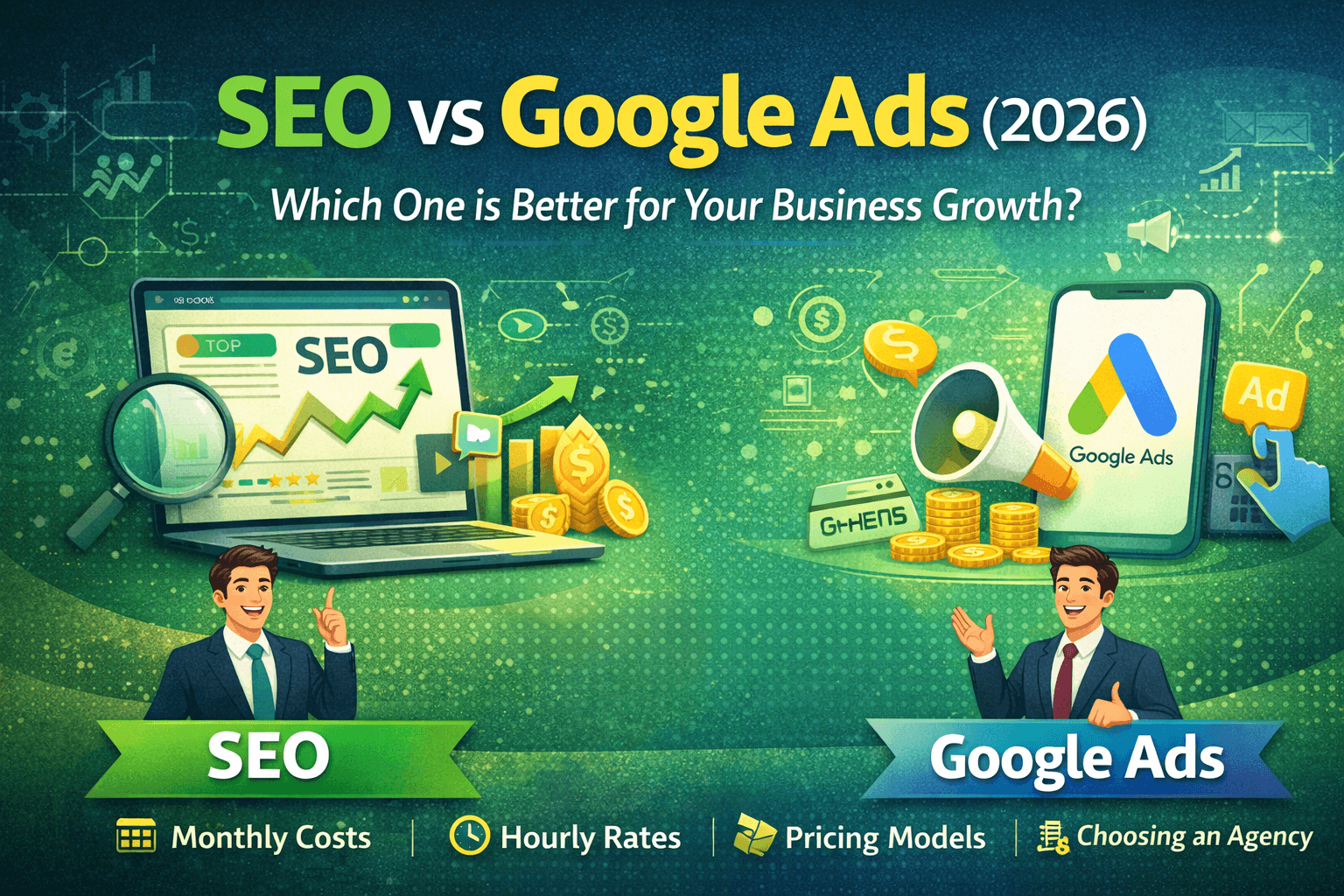 SEO vs Google Ads (2026) - Which One is Better for Your Business Growth